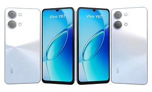 3D model Vivo Y6t Blue