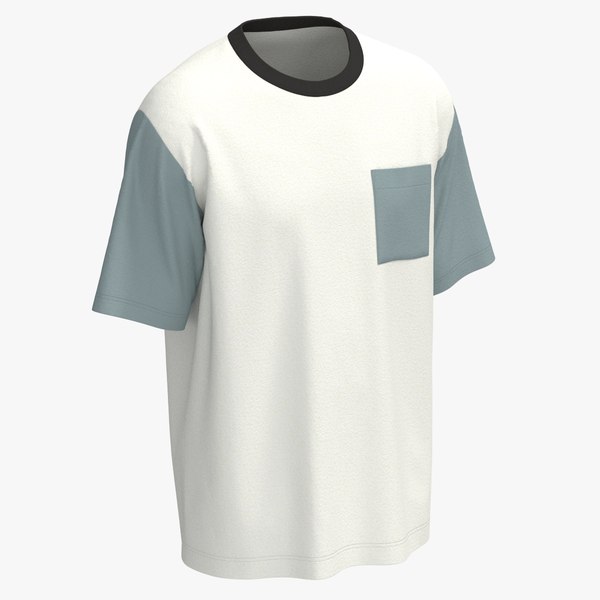 Pocket T-Shirt 3D model - TurboSquid 2054547