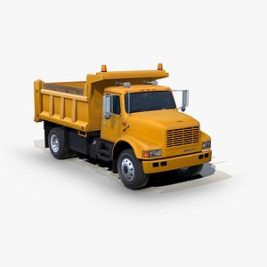 International 4900 Dump truck s06 2002 3D model