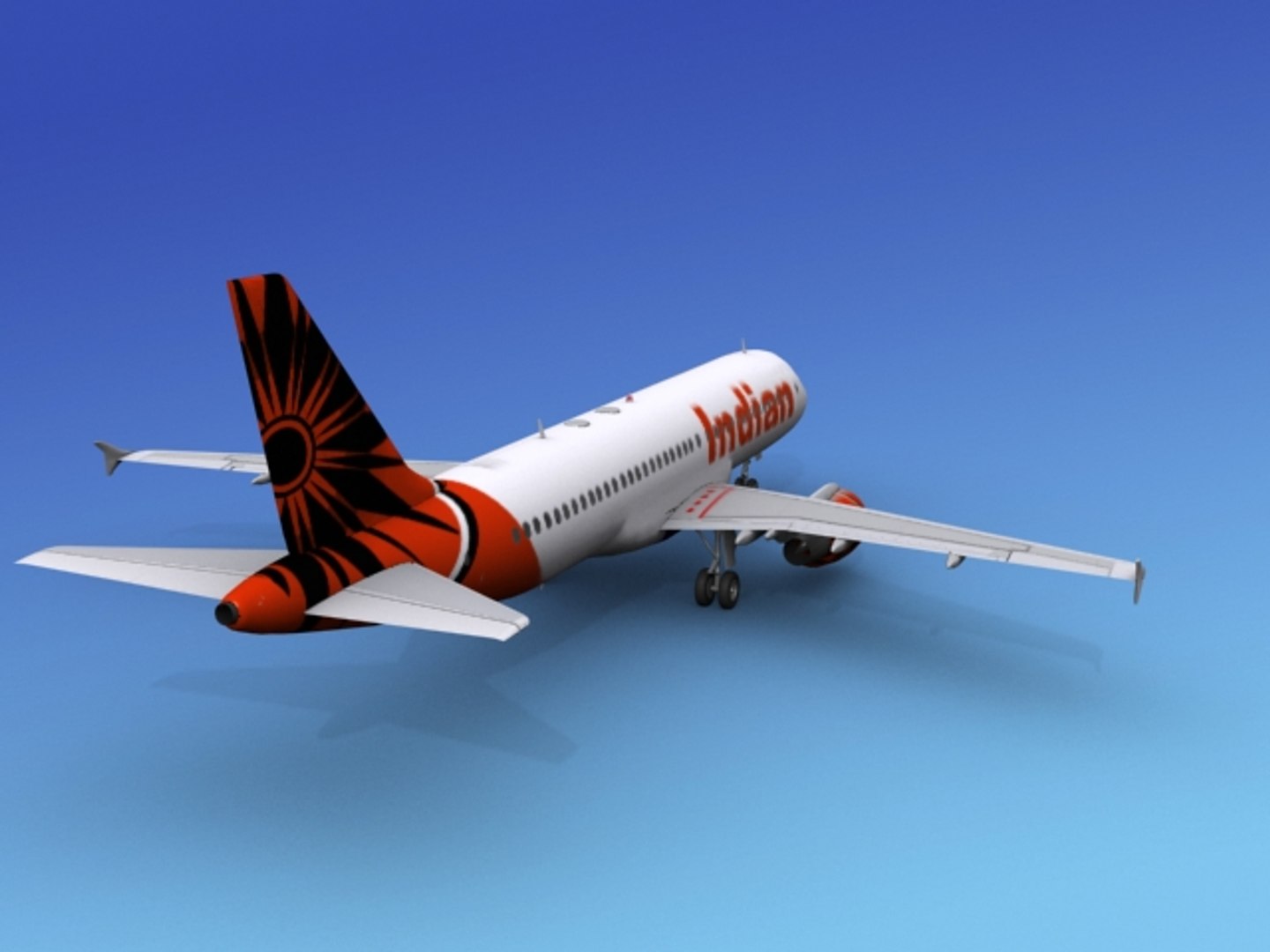 Airline Airbus 3d Model