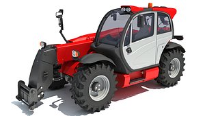 telescopic handler terrain 3D
