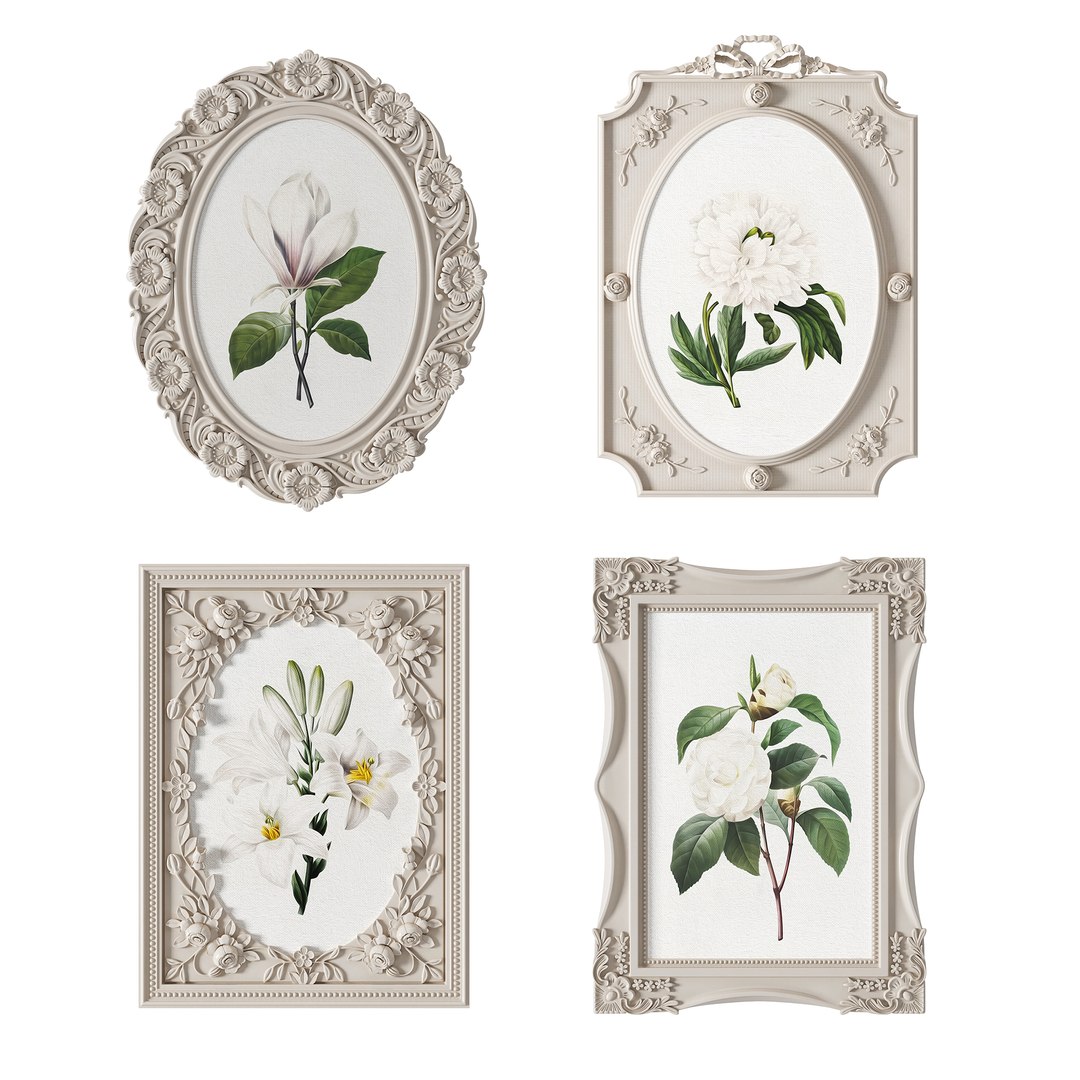 3D Collection-White Frames with Paintings https://p.turbosquid.com/ts-thumb/oG/6x1zDX/hb/whiteframes_03_01/jpg/1766652178/1920x1080/fit_q87/6604c2a10baf48b33a4cc507524a2152a4a111c2/whiteframes_03_01.jpg