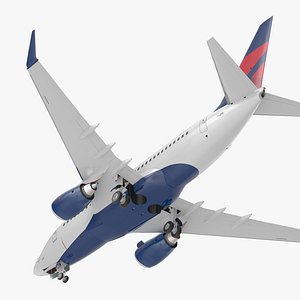 Boeing 737-600 Delta Air Lines 3D Model