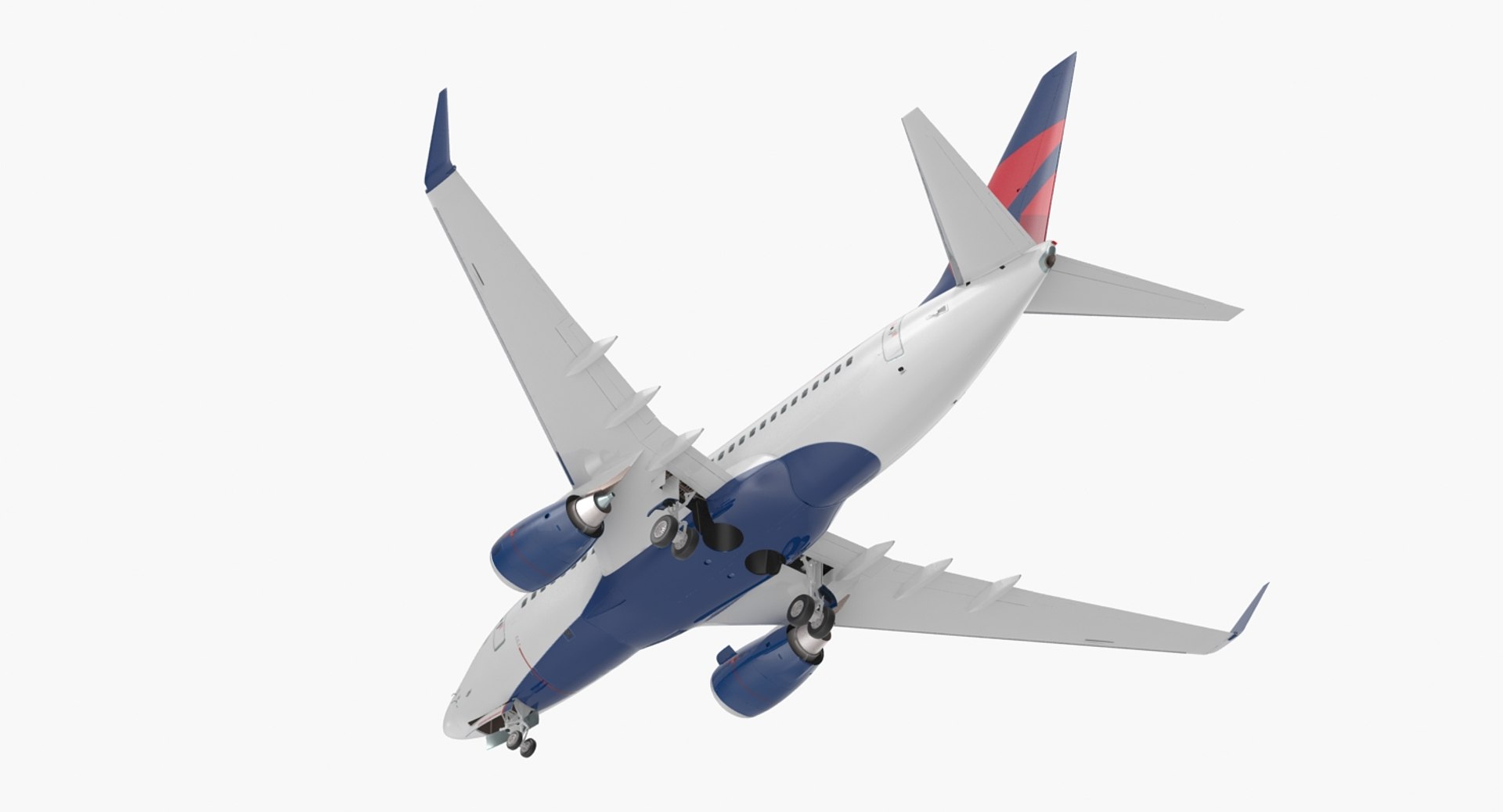 Boeing 737-600 Delta Air Lines 3D Model 3D model preview