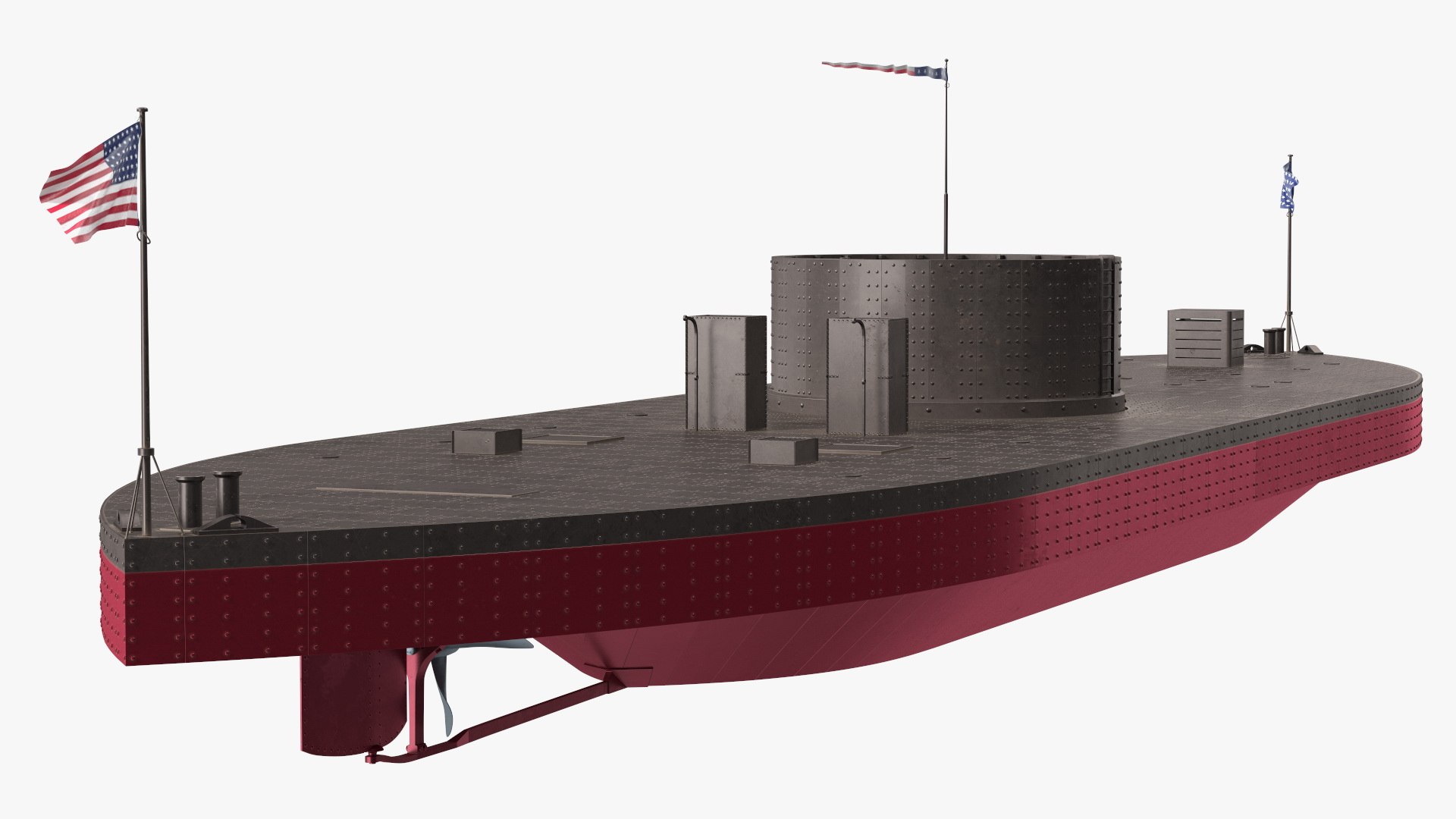 USS Monitor New 3D https://p.turbosquid.com/ts-thumb/oG/CbpRs6/N9/ussmonitornew3dsmodel012/jpg/1711655814/1920x1080/fit_q87/f2954ad3fbcaf3333860fdd80e902b6cc79287d8/ussmonitornew3dsmodel012.jpg