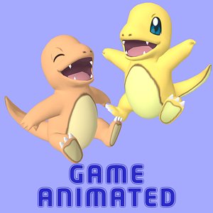 POKEMON Charmander Animated Game Already model