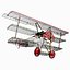 Airplane FOKKER DR1