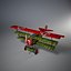 Airplane FOKKER DR1