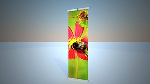 3d stand torsion unilateral advertising