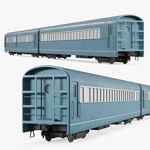 3D model NYC Mercury Streamlined Coach Car