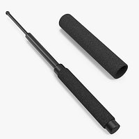 Police Expandable Baton 3D Model