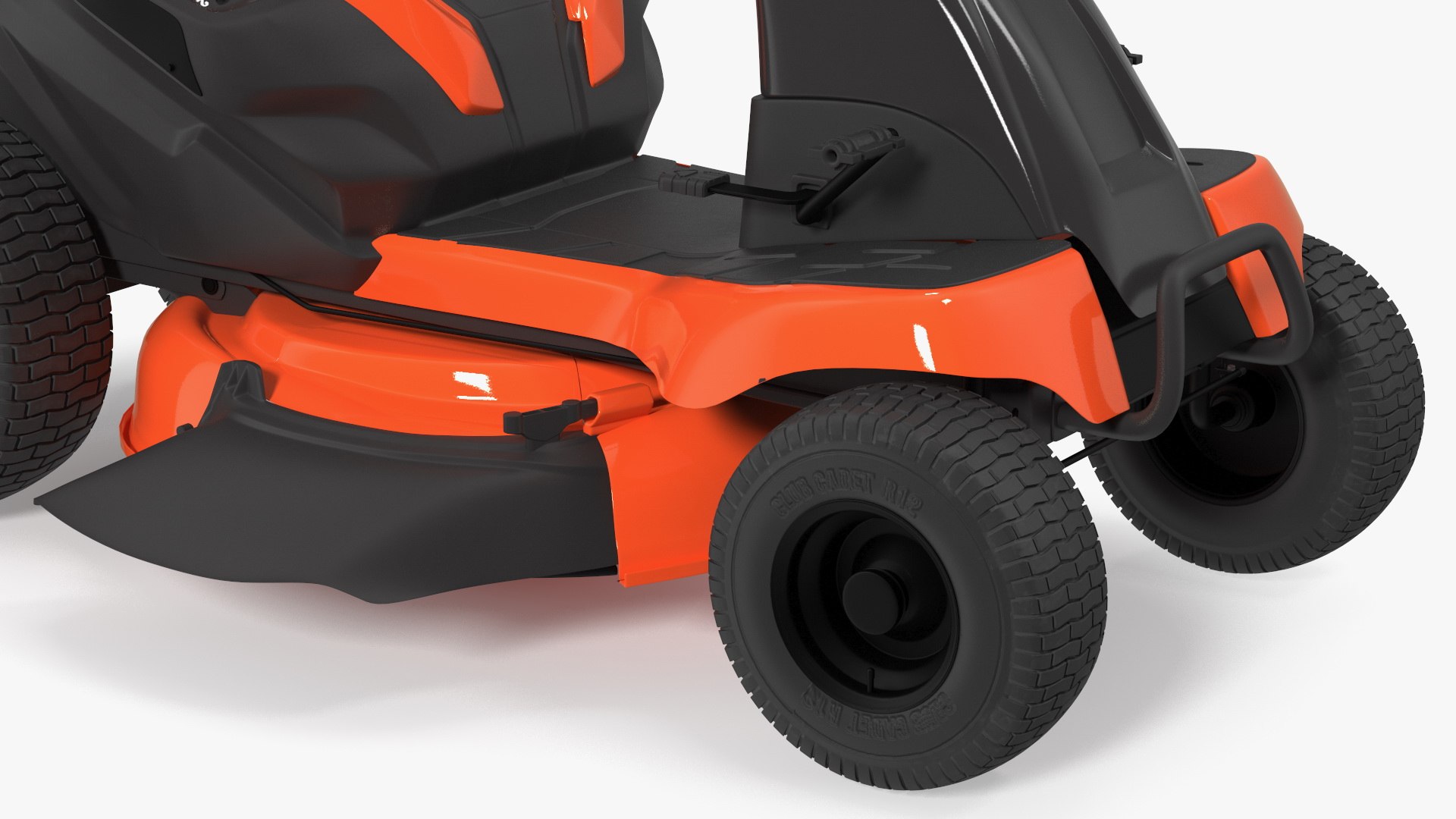 3D Mobile Lawn-Mower Orange Model - TurboSquid 2189633