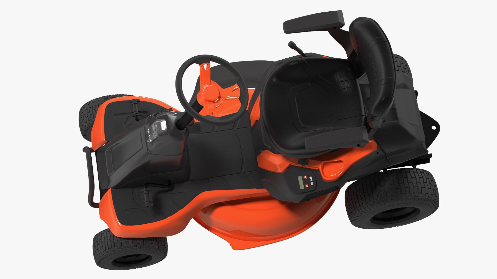 3D Mobile Lawn-Mower Orange Model - TurboSquid 2189633