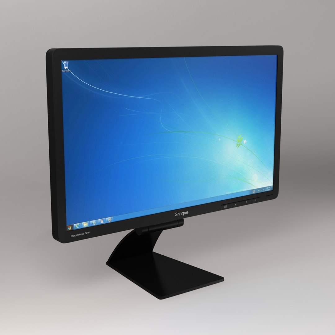 Generic pc monitor screen 3D - TurboSquid 1206806