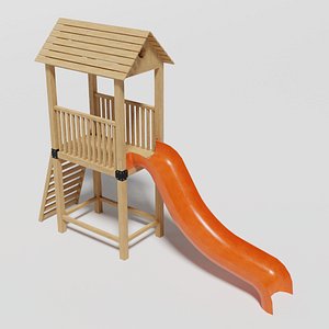 Slide Playground 3D model