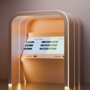 Futuristic ATM Machine Sci-Fi