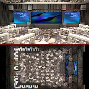 3D Hotel Meeting Room 5