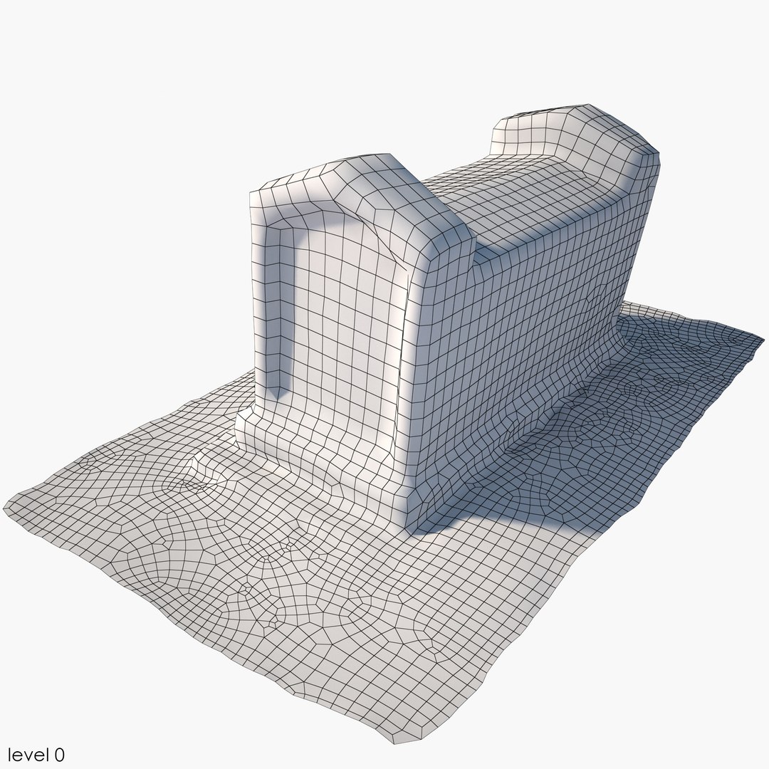 3d Tombstone Tomb Model