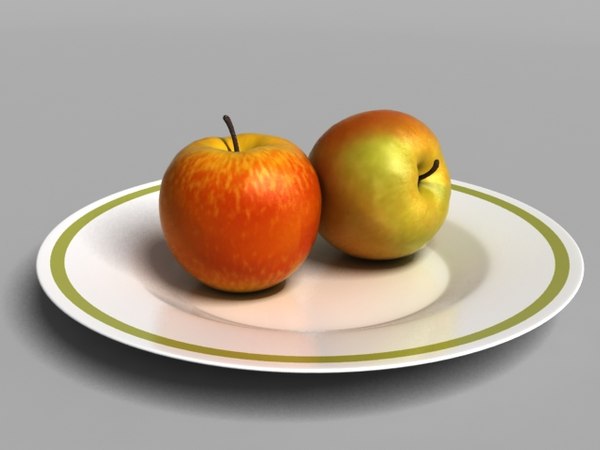Игры 2 яблока. Яблоко на тарелке. 3д моделька яблока. Два яблока на тарелке. 3 Яблока на тарелке.