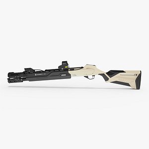 3D Modern Shotgun Kalashnikov MP 155 Ultima model