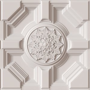 3d decorative ceiling tile model
