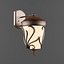 3d outdoor wall sconce