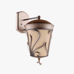 3d outdoor wall sconce