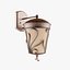 3d outdoor wall sconce