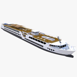 3D River Cruise Ship