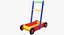 3d model kids wagon