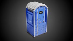 3D model Portable Toilet Industrial Prop