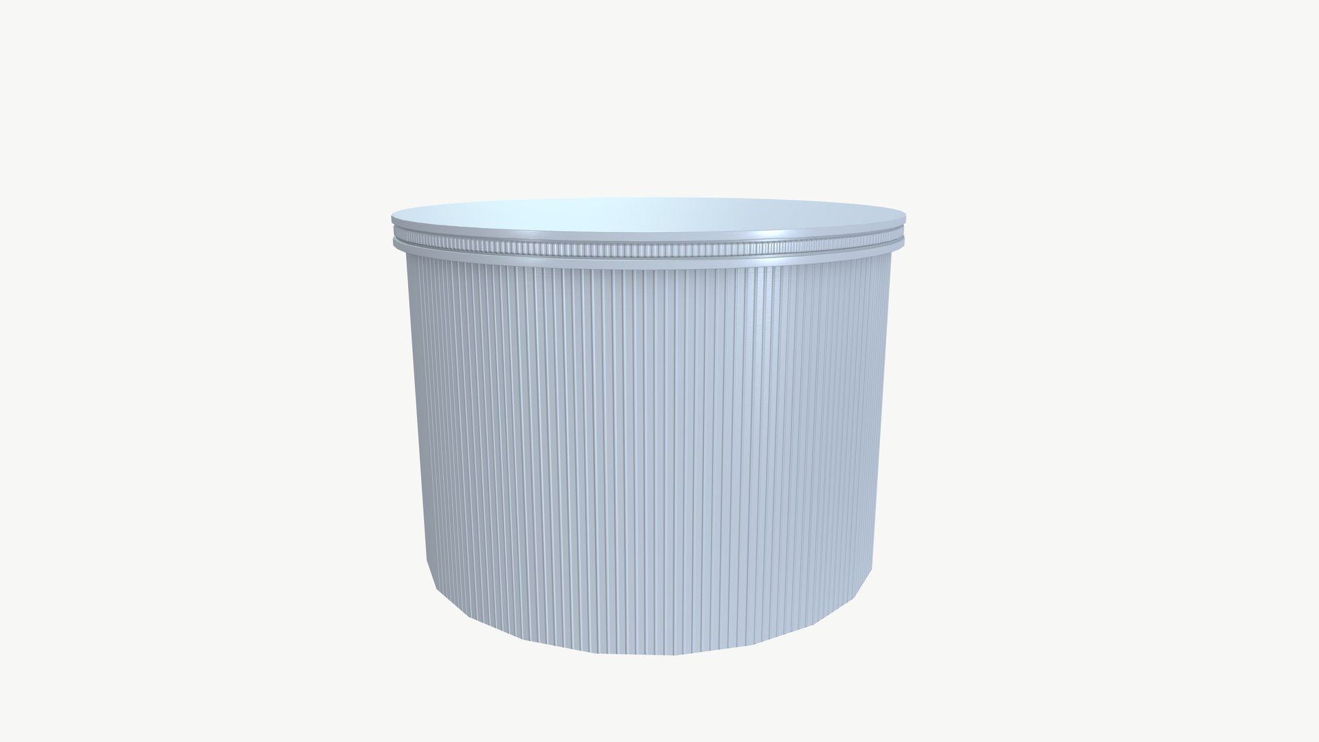 3D Model Rounded Wooden Table - TurboSquid 2429522
