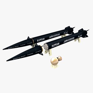 Iran Fattah-01 Hypersonic Missile model