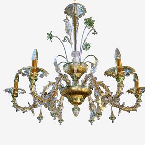 3D model chandeliers lights sylcom 1470