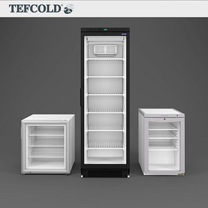 3D model tefcold bc85 display freezers