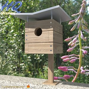 3d model bird house