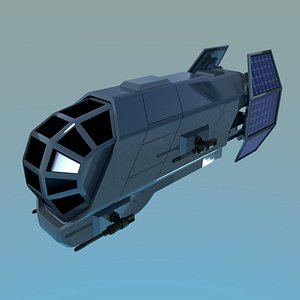 Light-cruiser Space Warship | 3D model