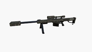 Anti-Drone Sniper Gun J10 - SciFi Jamming Weaponry