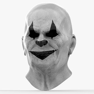Evil Clown Mask 3D model