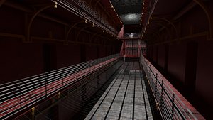 Prison Interior 3D model