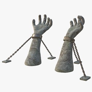 3D stone hand