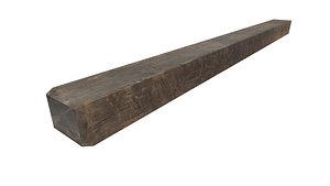 3D Wooden  Beam model