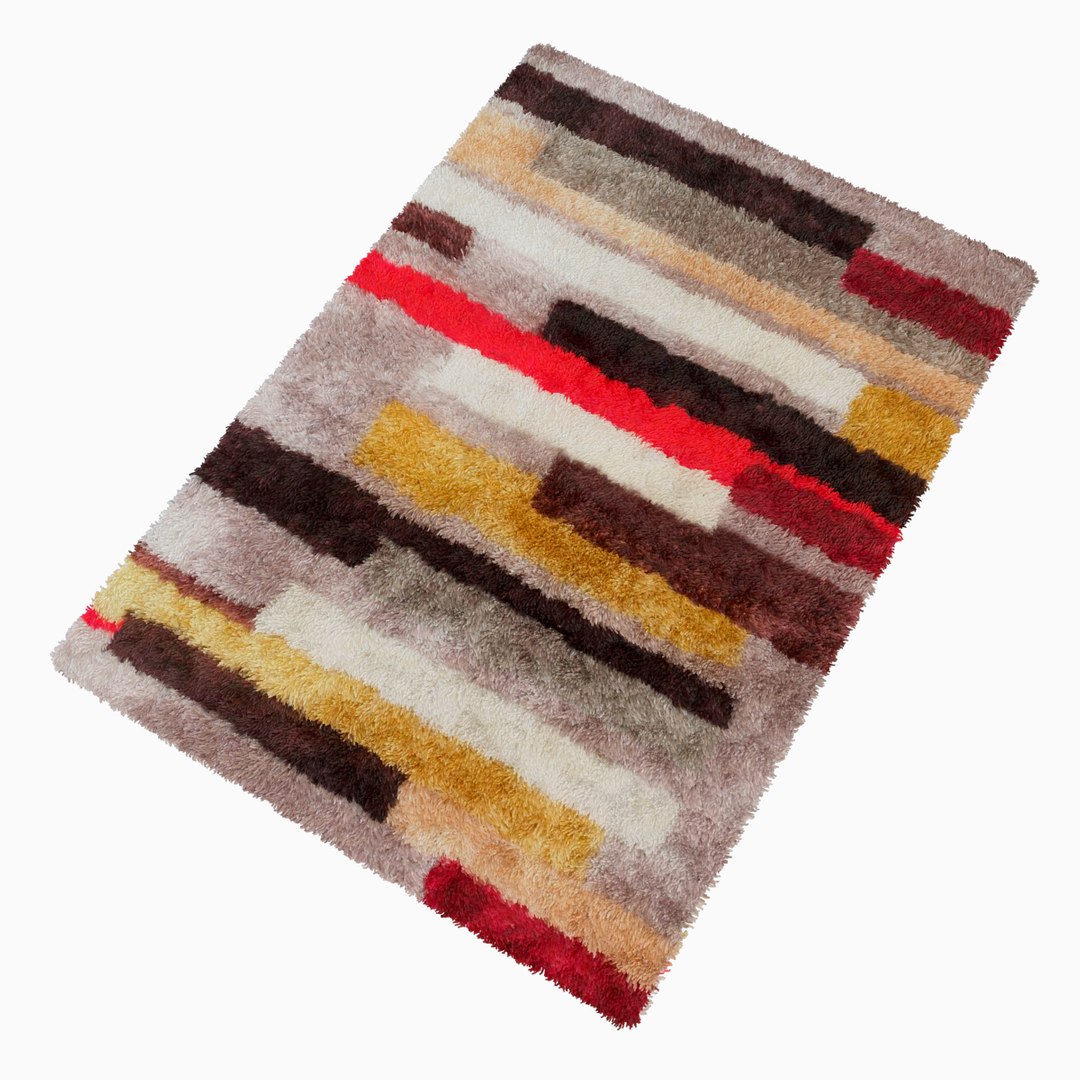 3d model fur rug