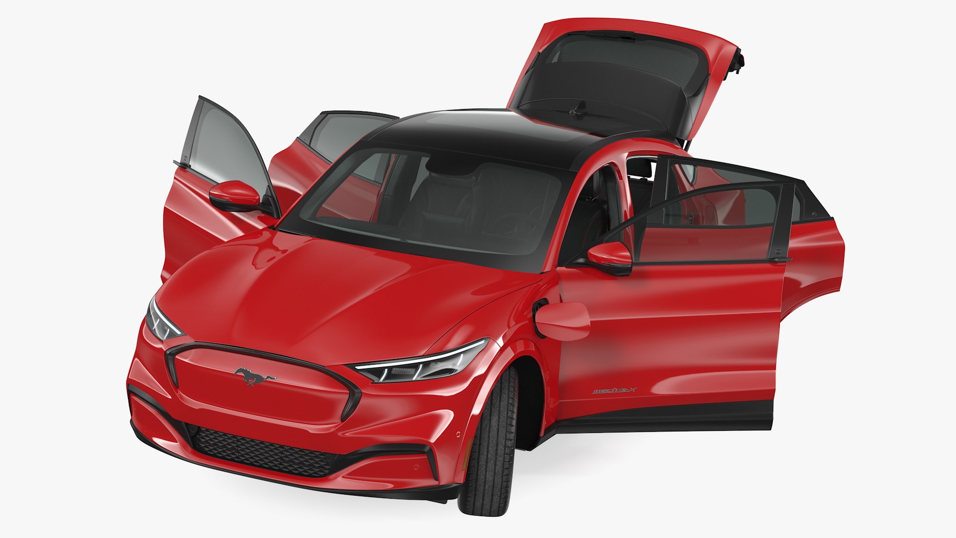 Mustang Mach-E 2021 Rigged 3D model preview