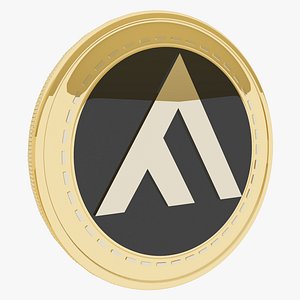 FXPay Cryptocurrency Gold Coin 3D