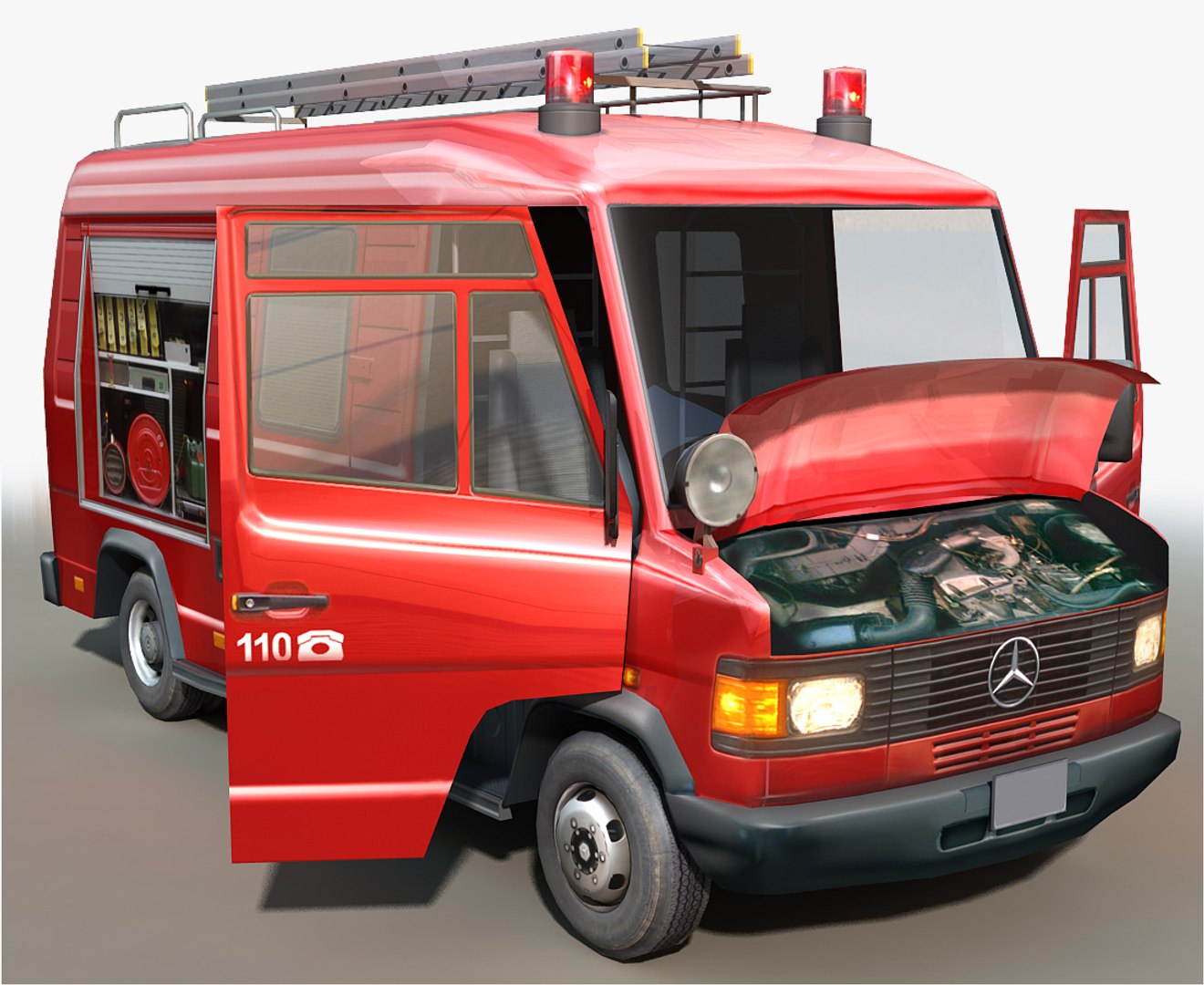 Rescue Van 3D Model - TurboSquid 1470219