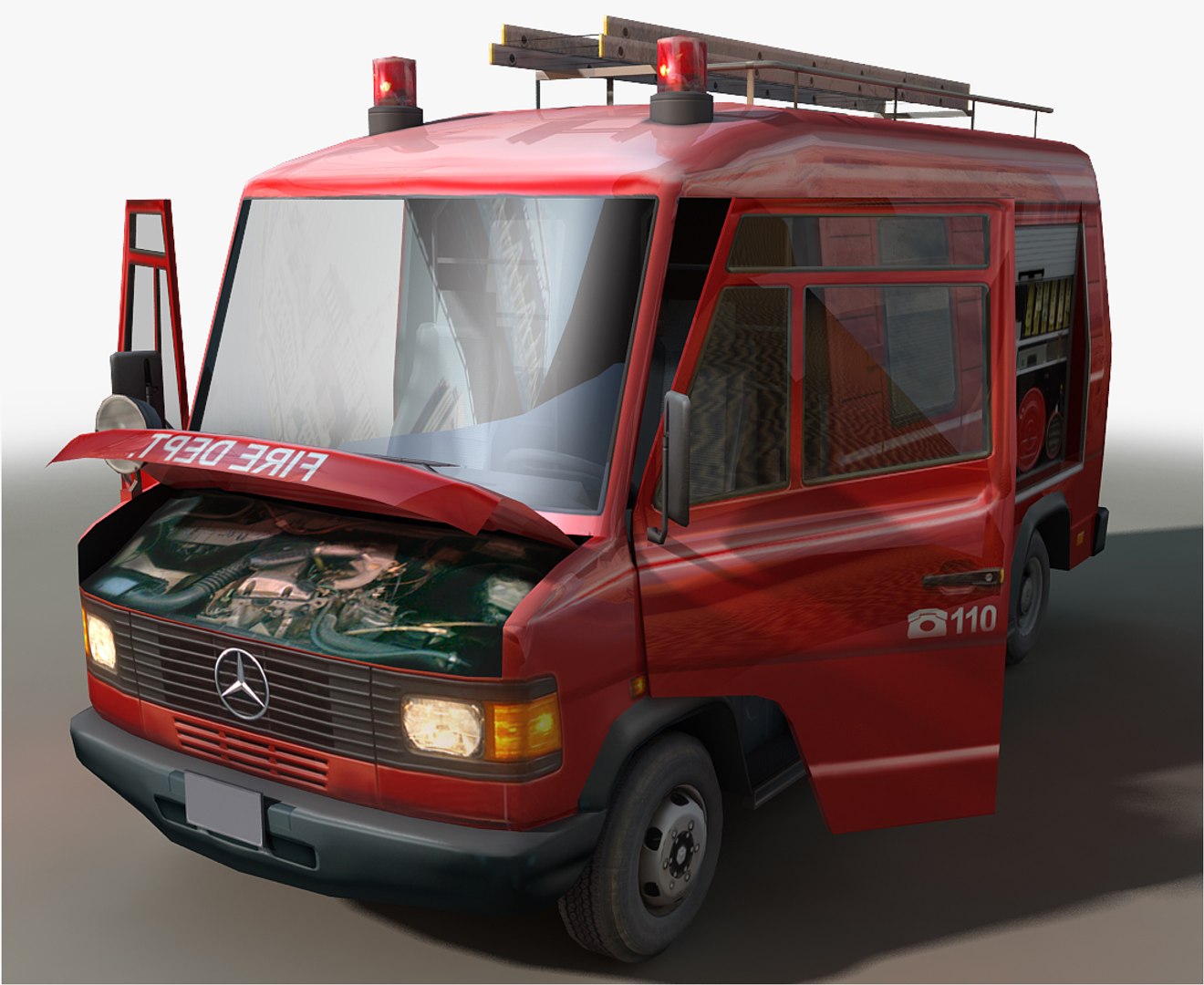 Rescue Van 3D Model - TurboSquid 1470219