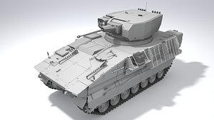 3D ASCOD UT25 command vehicle