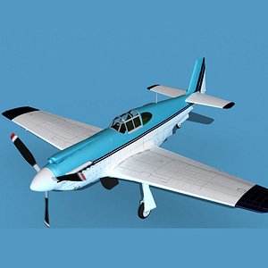 3D North American A-36A Apache S01 Racer model