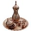 Arabic Ramadan  Eid Hospitality Set Traditional Copper Dallah with Cups  Dates